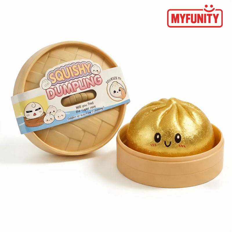 The Viral Mystery Dumplings Buns Squishy Squeeze Stress Relief Toy with Box Blind Box