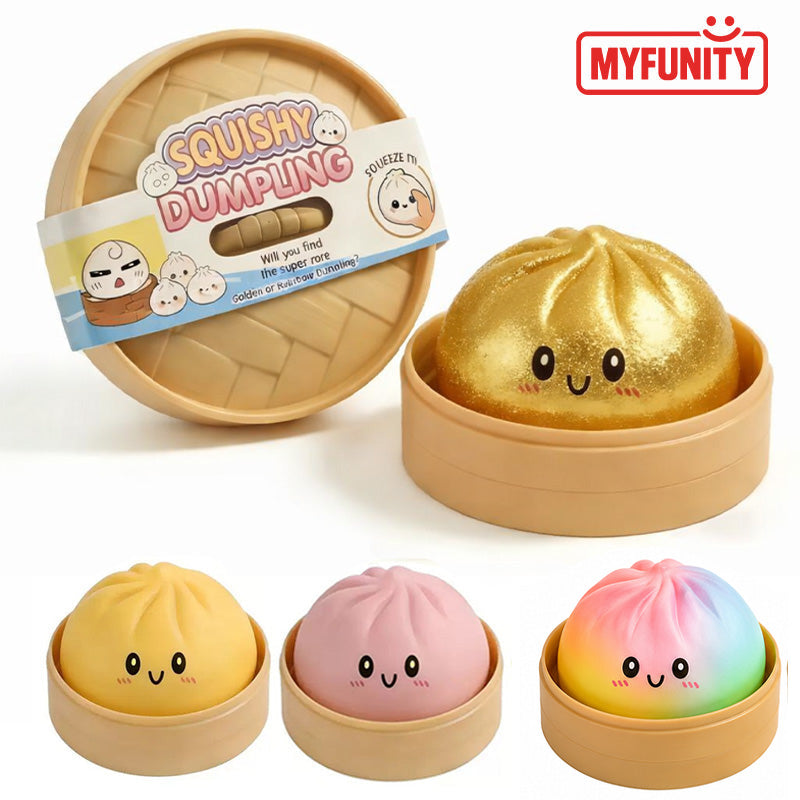 The Viral Mystery Dumplings Sensory Squishy Stress Relief Toy with Box Blind Box
