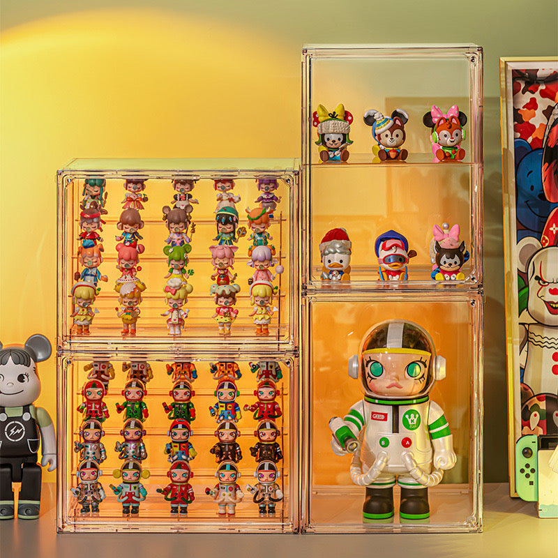 Transparent 3-Tier Display Case