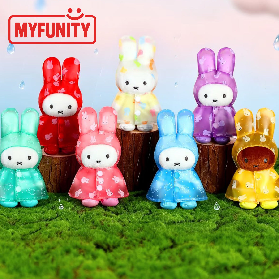 VIPO x Miffy Raincoat Keychain Blind Box – Pre-order | Estimated Delivery Mid-September