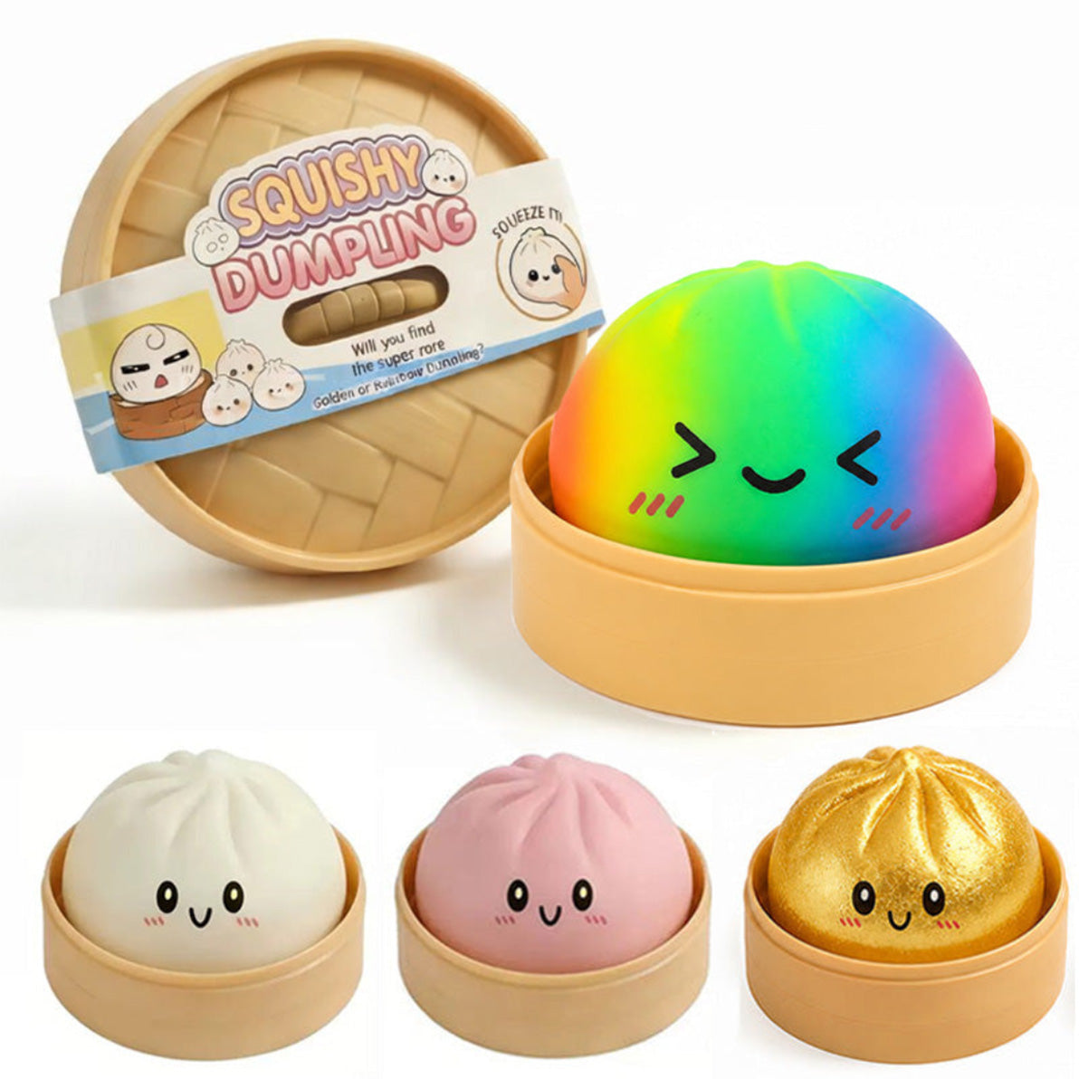 Viral Mystery Dumpling Squishy Blind Box (10cm) | AU Stock