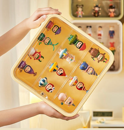 3-Tier Display Box - Yellow