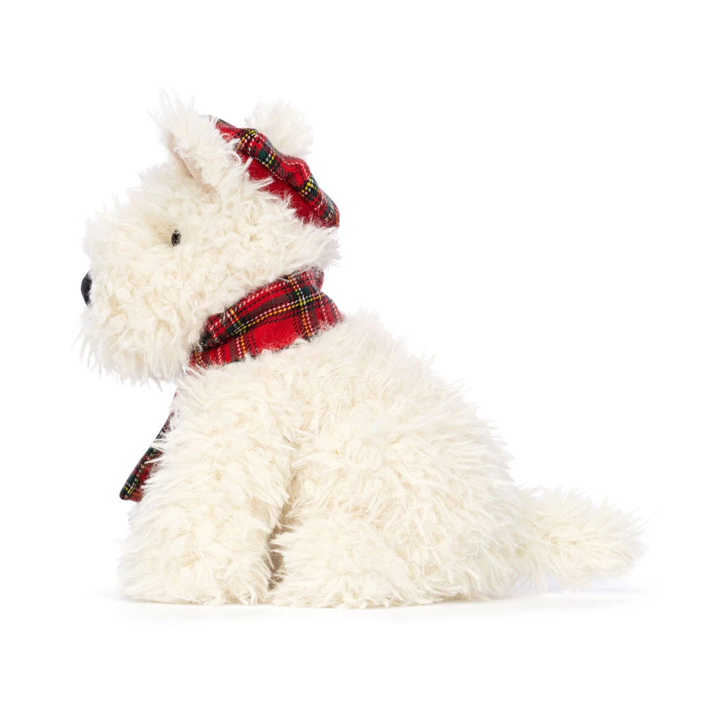 Jellycat Winter Warmer Munro Scottie Dog 21cm - Retired