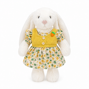 Yellow Floral Bunny Outfit for 31cm Jellycat Bashful Bunny | Dress Set