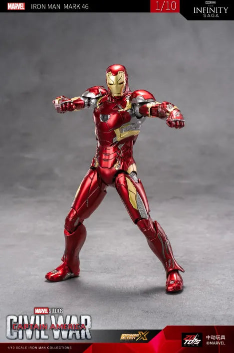 ZD Toys Iron Man Mark 46 1-10 Action Figure