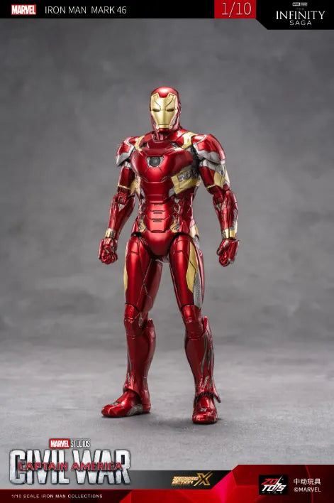 ZD Toys Iron Man Mark 46 1-10 Action Figure