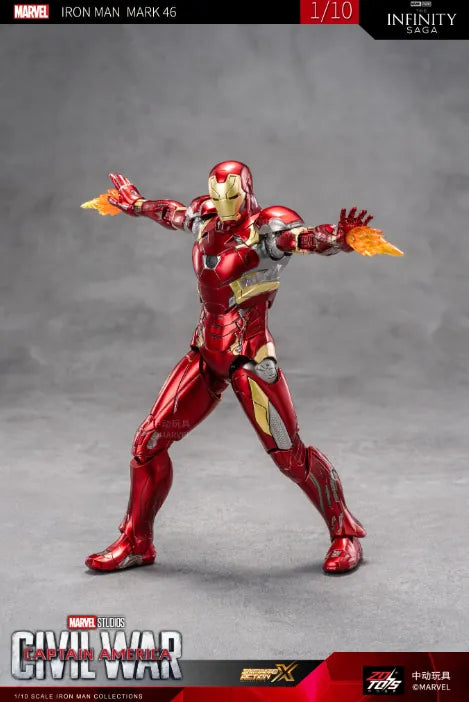 ZD Toys Iron Man Mark 46 1-10 Action Figure