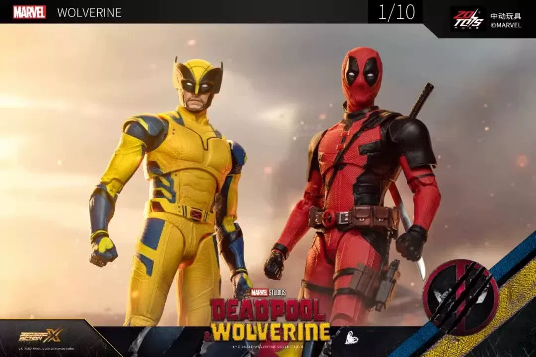 Unity Deadpool ZD Toys Marvel Deadpool & Wolverine Deadpool 1/10 Action Figure – MYFUNITY