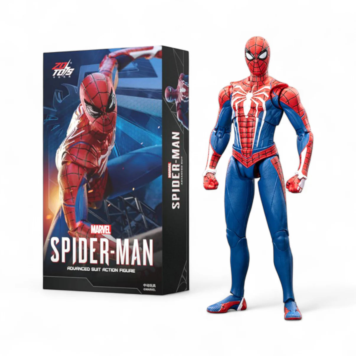 ZD Toys Spider-man Advanced Suit 1/10 Collectible Action Figure