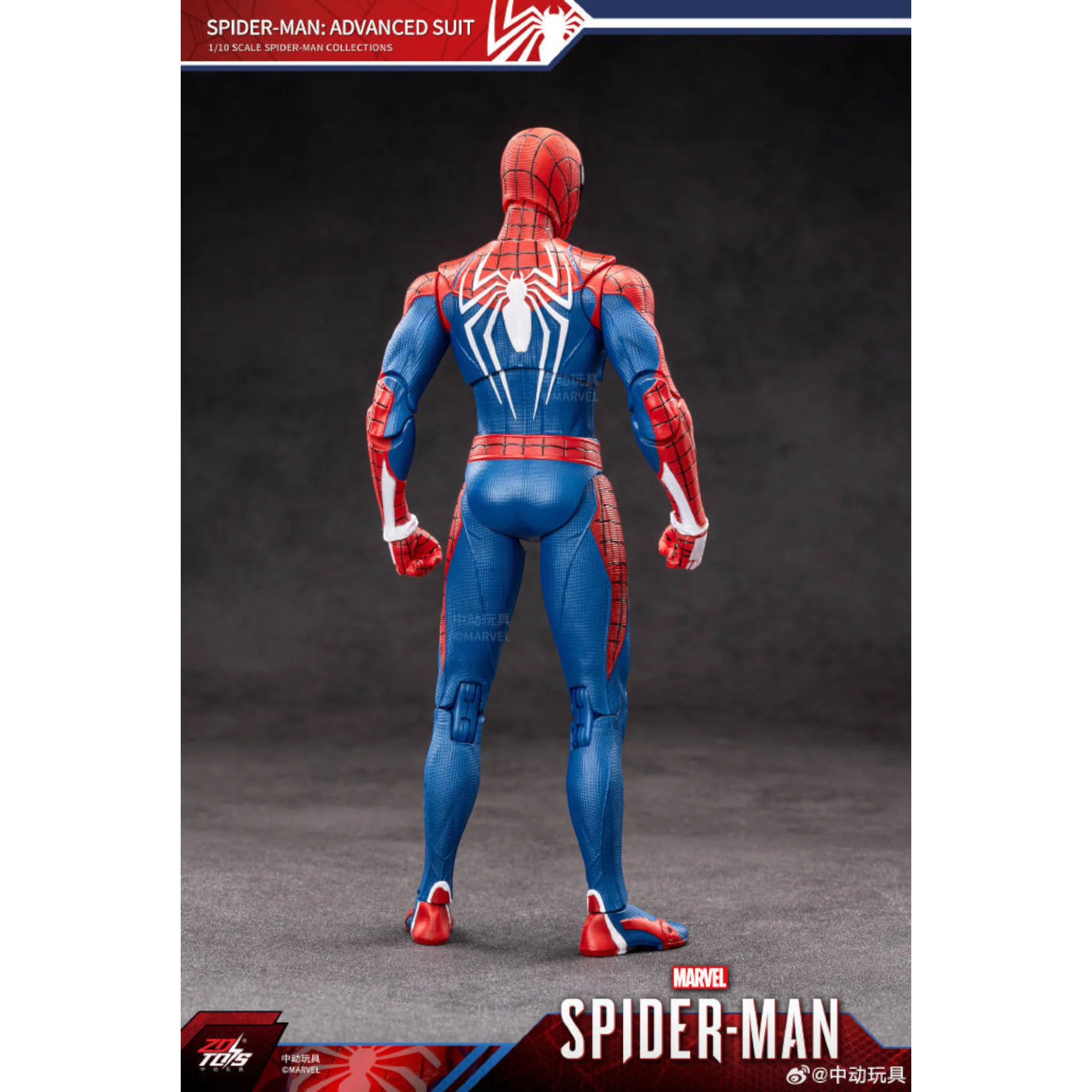 ZD Toys Spider-man Advanced Suit 1/10 Collectible Action Figure