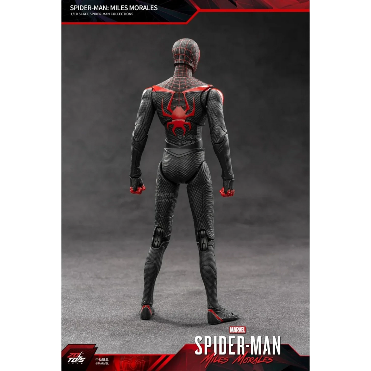 ZD Toys Spiderman Miles Morales Action Figure 1/10 Action Figure