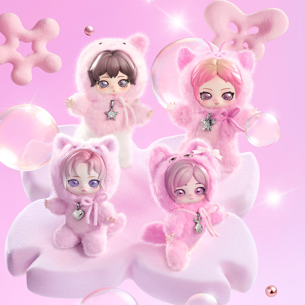 Aespa Fluffy Club Series Vinyl Plush Doll Pendant