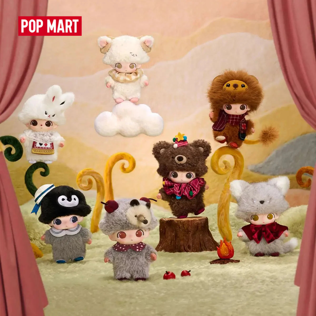 DIMOO The Secret Theater Club Series Vinyl Plush Pendant Blind Box