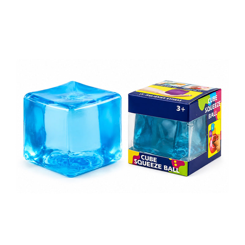 Blue Cube Stress Relief Squishy