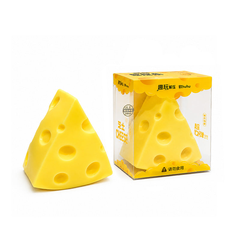 Cheese Squishy Toy Stress Relief Sensory Toy | AU Stock