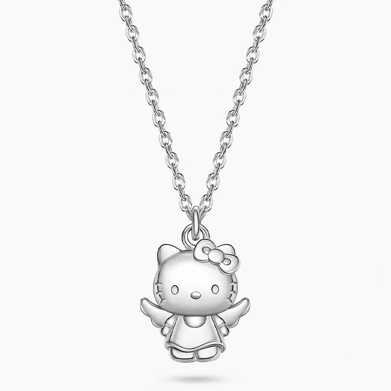 Authentic Hello Kitty 925 Sterling Silver Necklace