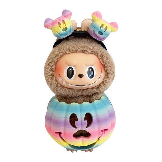 Labubu Outfit - 3D Printed Halloween Pumpkin + Headband