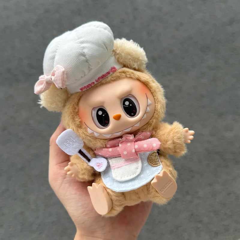 Labubu Outfit - A chef hat, apron, and spatula set