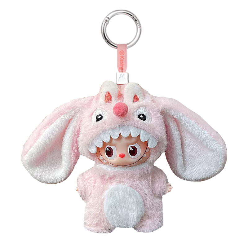 Labubu Pin for Love (mini) Outfit - Pink Cute Fluffy Outfit – MYFUNITY