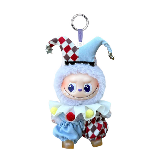 Mini Labubu Pin for Love Outfit - Circus Costume Set