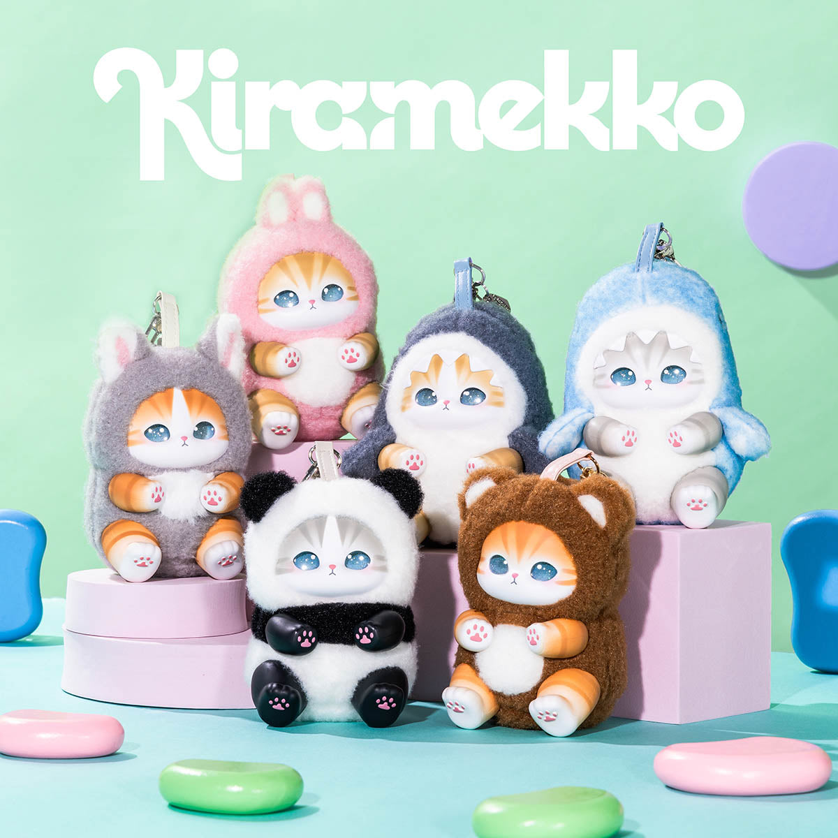 mofusand Kiramekko Fluffy Kittens Blind Box