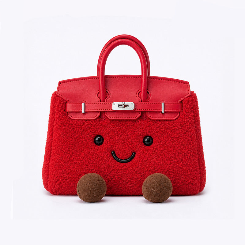 Premium Jollypuff Plush Handbag