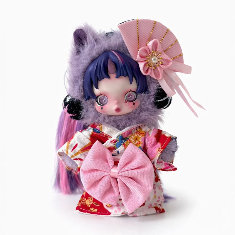 Skullpanda Outfit - Japanese Style Pink Kimono