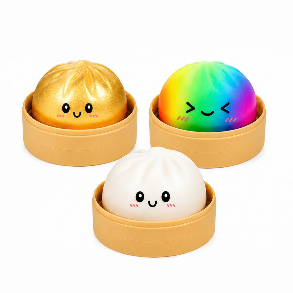 Viral Mystery Dumpling Squishy 3 Pack AU STOCK